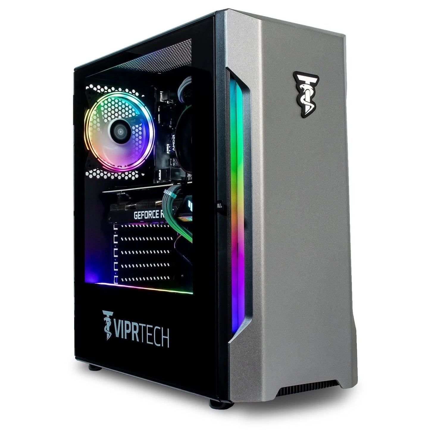 Rebel 3.0 Gaming PC - AMD Ryzen 5 (4.2Ghz), RTX 3060 12GB, 16GB DDR4, 512GB SSD, Black