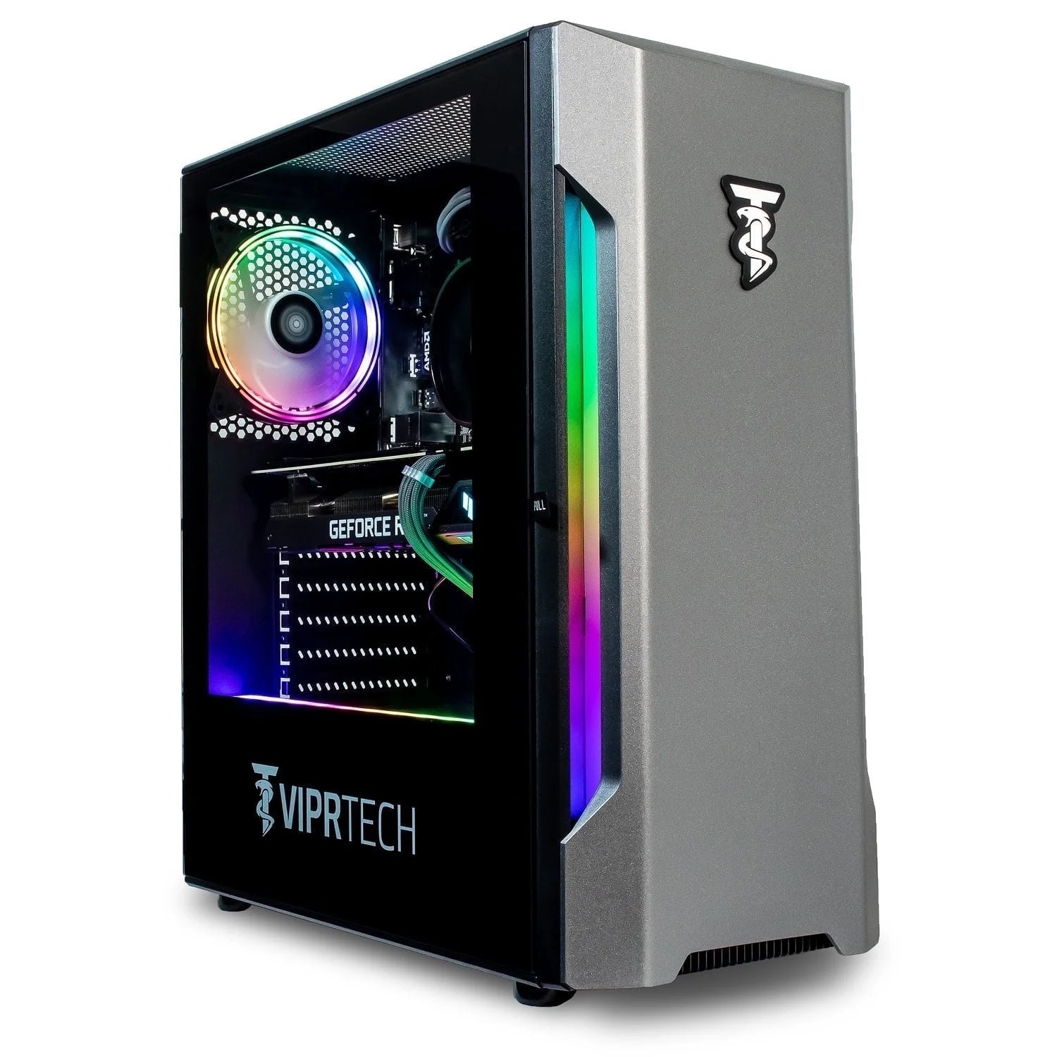 Rebel 3.0 Gaming PC - AMD Ryzen 5 (4.2Ghz), RTX 3060 12GB, 16GB DDR4, 512GB SSD, Black