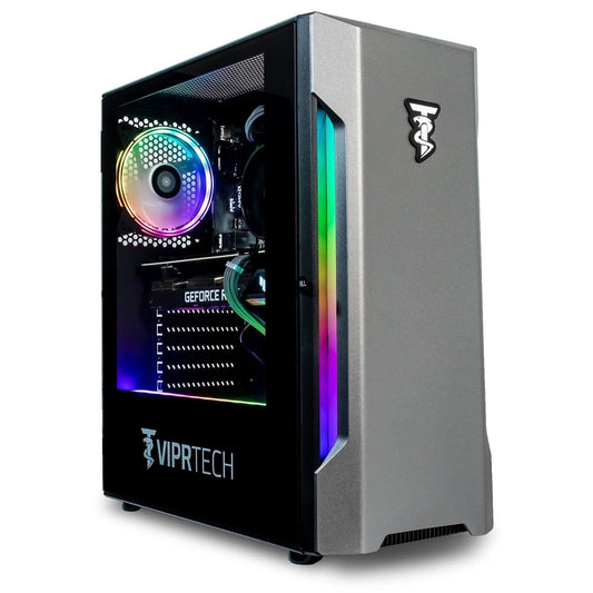 Rebel 3.0 Gaming PC - AMD Ryzen 5 (4.2Ghz), RTX 3060 12GB, 16GB DDR4, 512GB SSD, Black