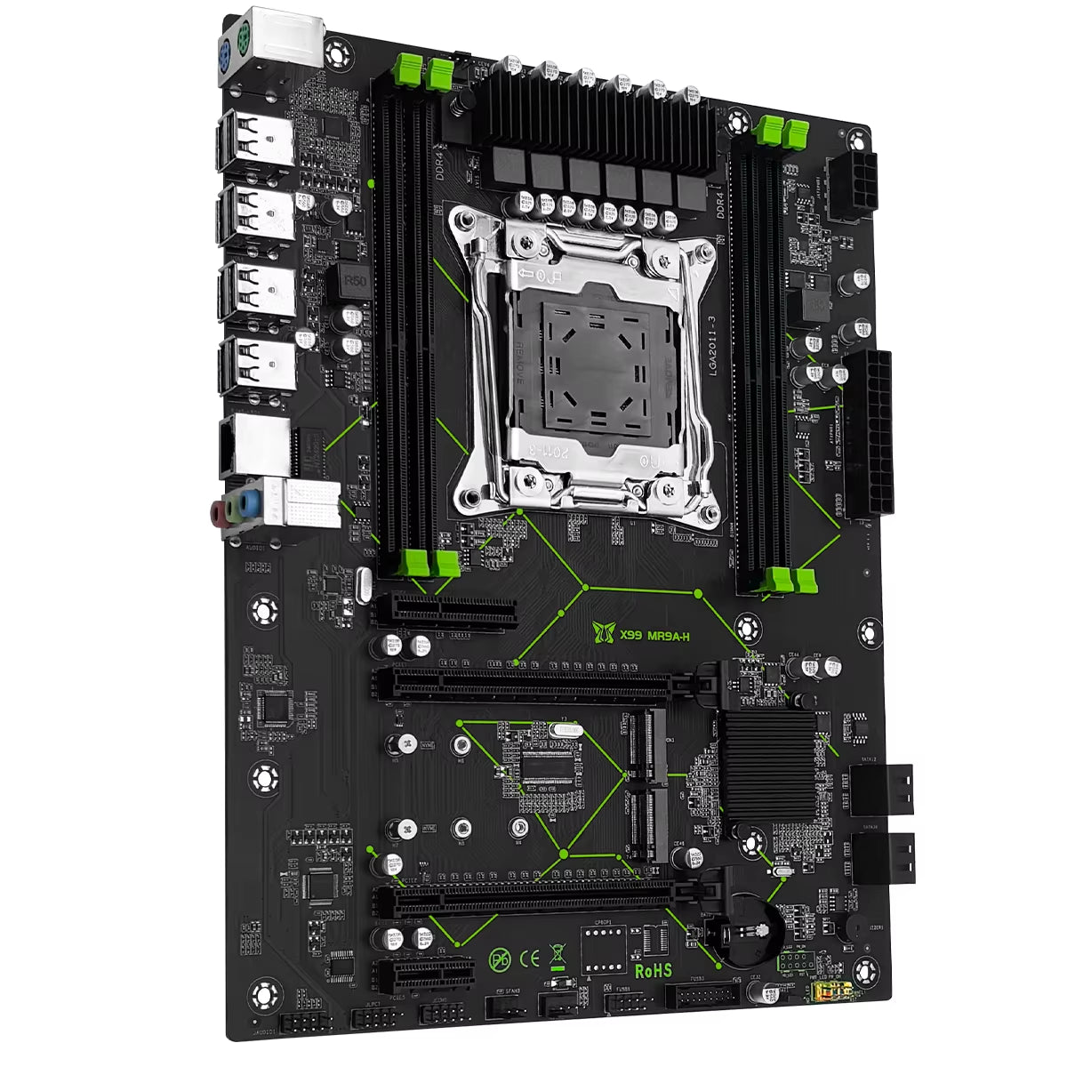 MR9A-H X99 LGA 2011-3 Motherboard Set Kit Xeon E5 2690 V4 CPU Processor with DDR4 16GB(2*8G) RAM 2133Mhz Memory Combo