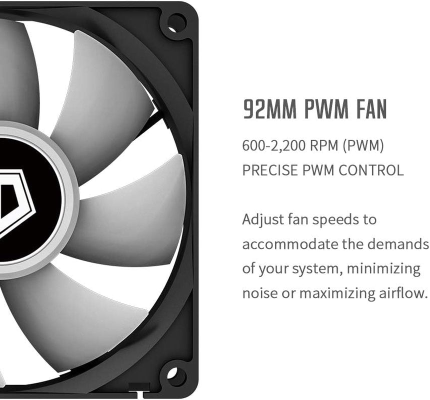 Se-914-Xt-Basic CPU Cooler 126Mm Height CPU Air Cooler 4 Heatpipes CPU Air Cooler 92Mm PWM Fan Air Cooling for Intel/Amd, LGA 1700 Compatible