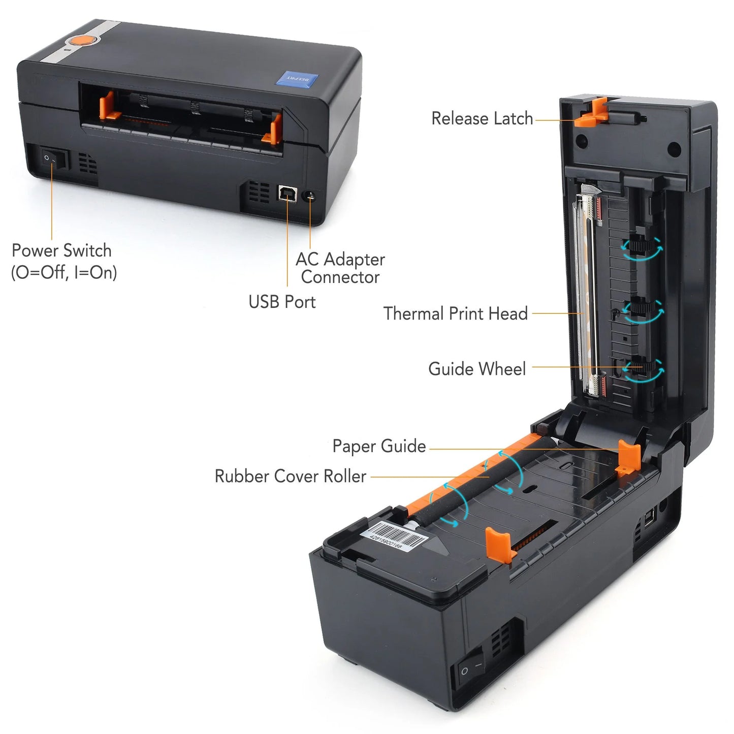 Thermal Label Printer, 4X6 Shipping Label Printer, High Speed