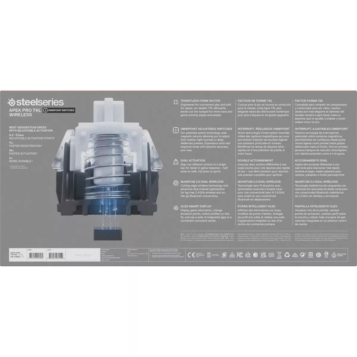 Steelseries APEX Pro TKL Wireless Keyboard