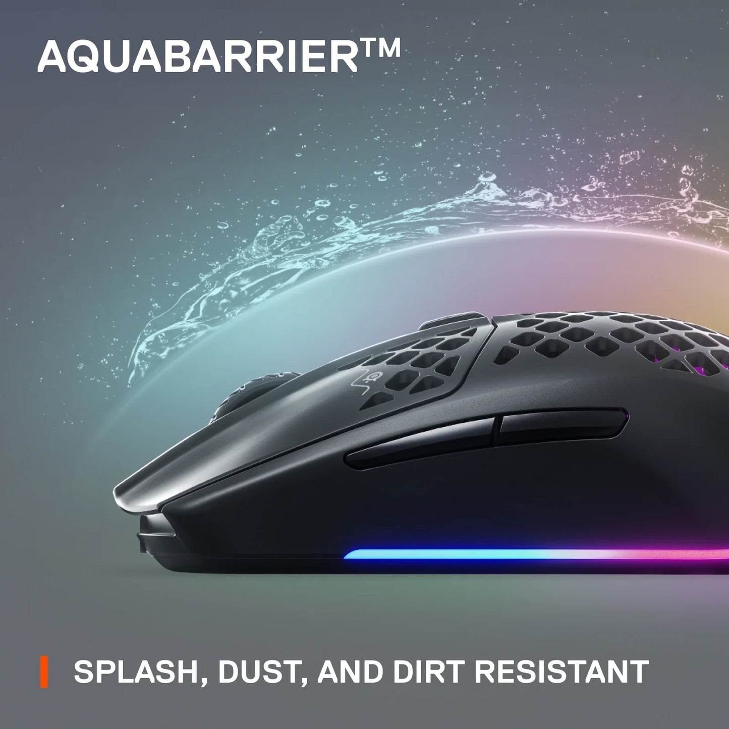 Aerox 3 Super Light Honeycomb Wireless RGB Optical Gaming Mouse - Onyx