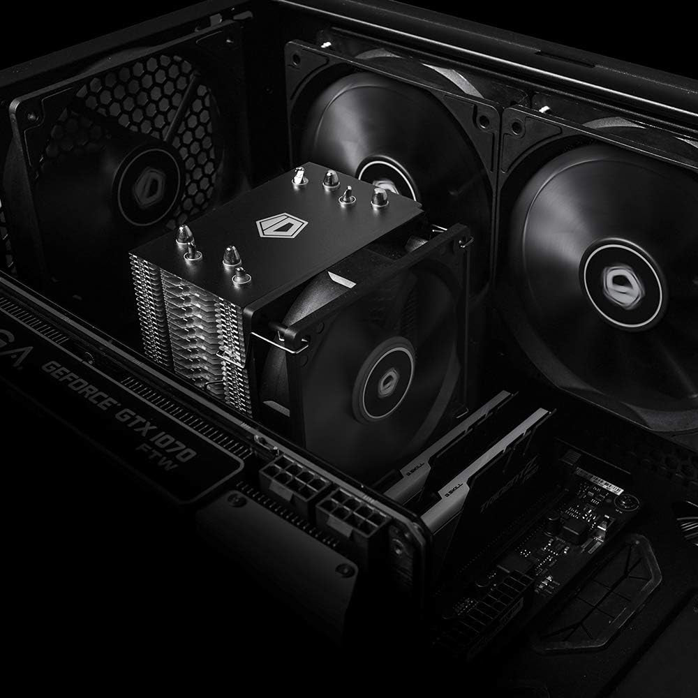 Se-914-Xt-Basic CPU Cooler 126Mm Height CPU Air Cooler 4 Heatpipes CPU Air Cooler 92Mm PWM Fan Air Cooling for Intel/Amd, LGA 1700 Compatible