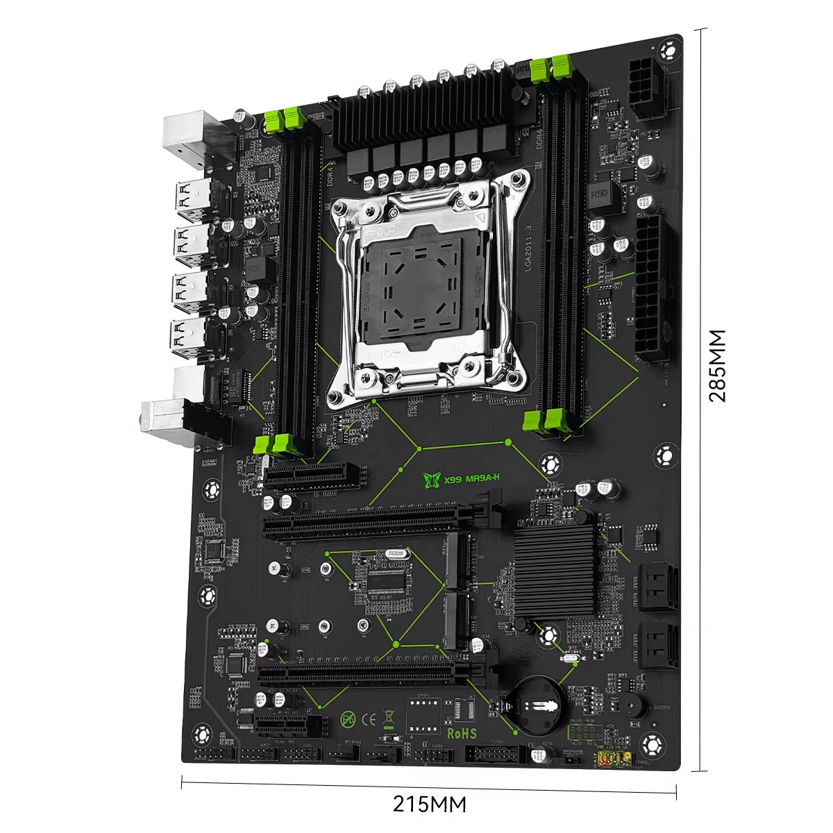 MR9A-H X99 LGA 2011-3 Motherboard Set Kit Xeon E5 2690 V4 CPU Processor with DDR4 16GB(2*8G) RAM 2133Mhz Memory Combo