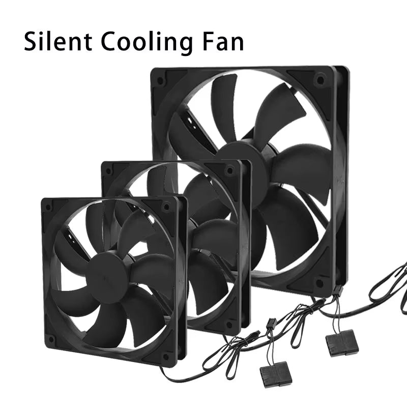 80Mm 90Mm 120Mm Quiet Computer Fan Silent PC Fans for Computer PC Case GPU CPU Cooler Radiator Cooling