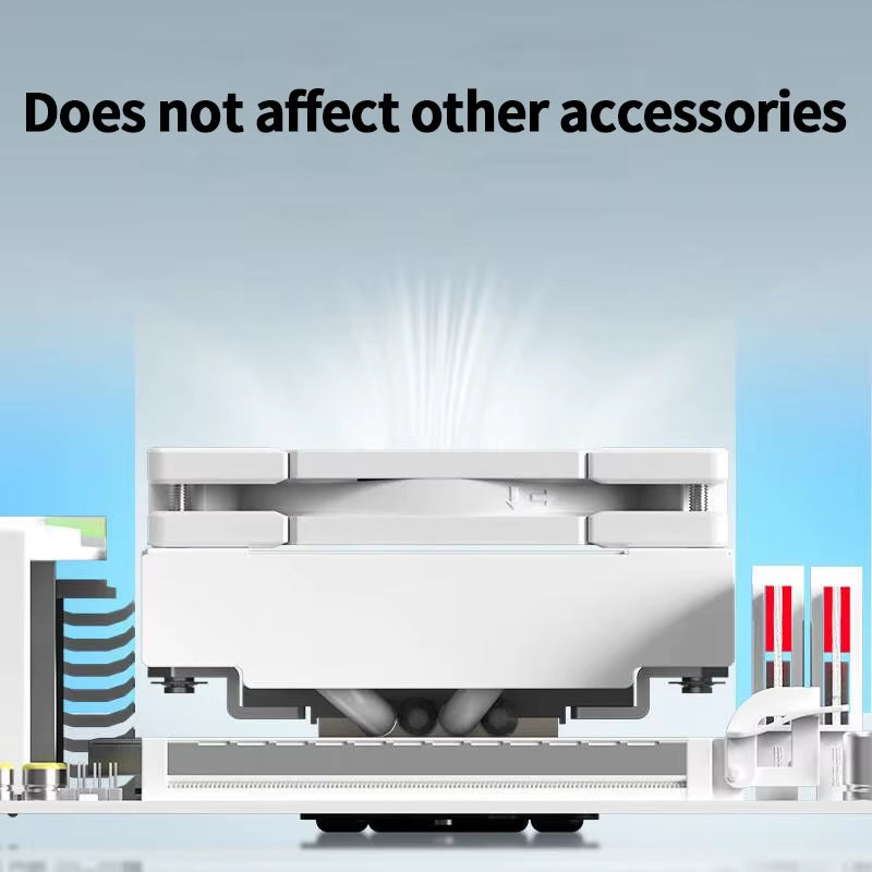 ID-COOLING IS-47 XT 4 Heatpipes CPU Processor Air Cooler 92Mm PWM Cooling Fan ITX Radiator for Intel LAG1700/1200/115X AM4/AM5