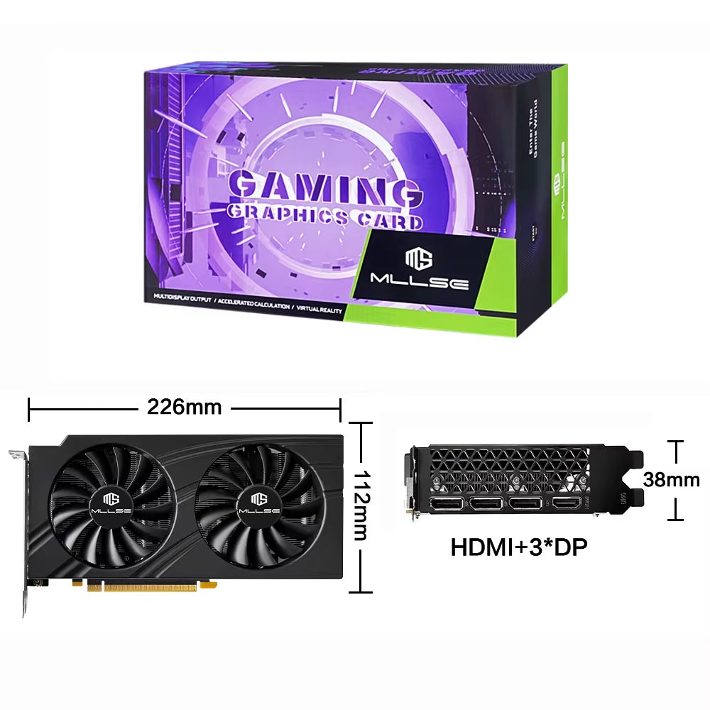 RTX 3060 12GB Graphics Card GDDR6 192Bit PCI Express 4.0 ×16 8Pin NVIDIA GPU Rtx 3060 Gaming Video Card Placa De Video