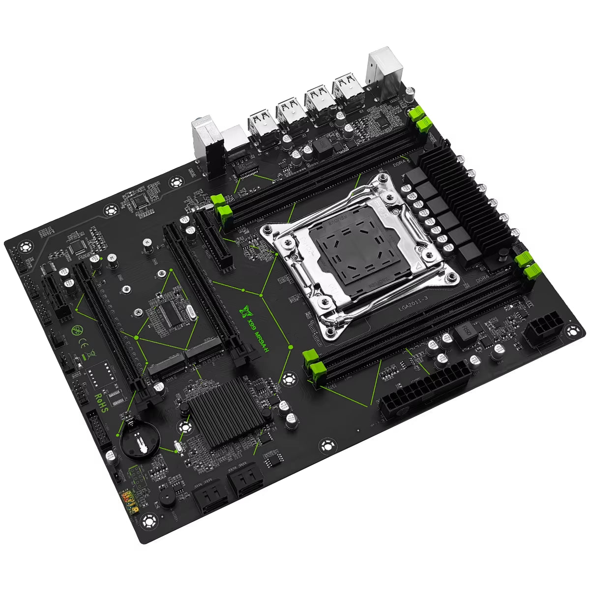 MR9A-H X99 LGA 2011-3 Motherboard Set Kit Xeon E5 2690 V4 CPU Processor with DDR4 16GB(2*8G) RAM 2133Mhz Memory Combo