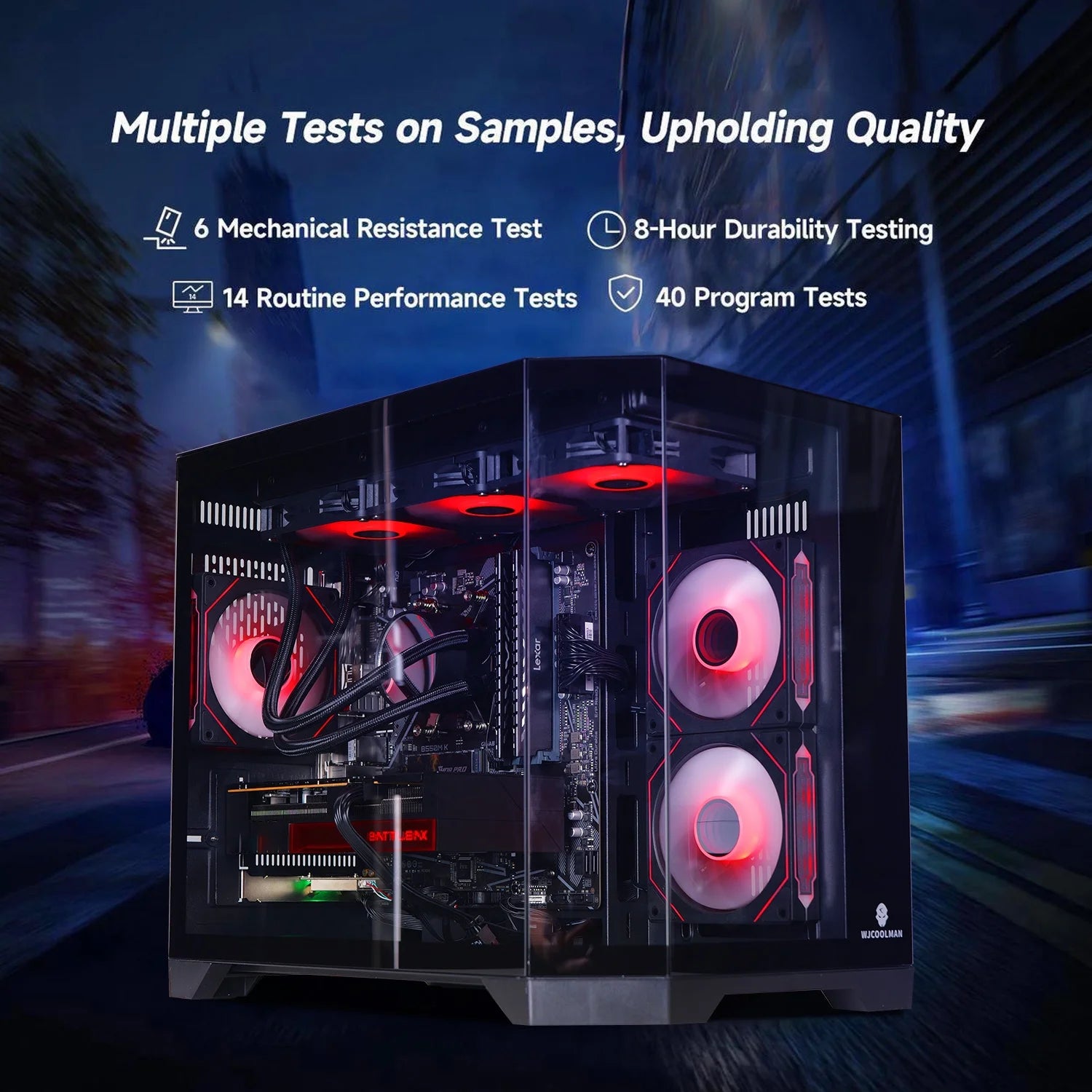 Gaming Desktop PC , Ryzen 7 7700,Radeon RX 9060XT 16GB ,32GB DDR5 1TB Nvme SSD, 650W PSU, Wi-Fi,Liquid Cooler,Argb Fans , Windows 11 ,Prebuilt Gaming Pc New Computer,Black