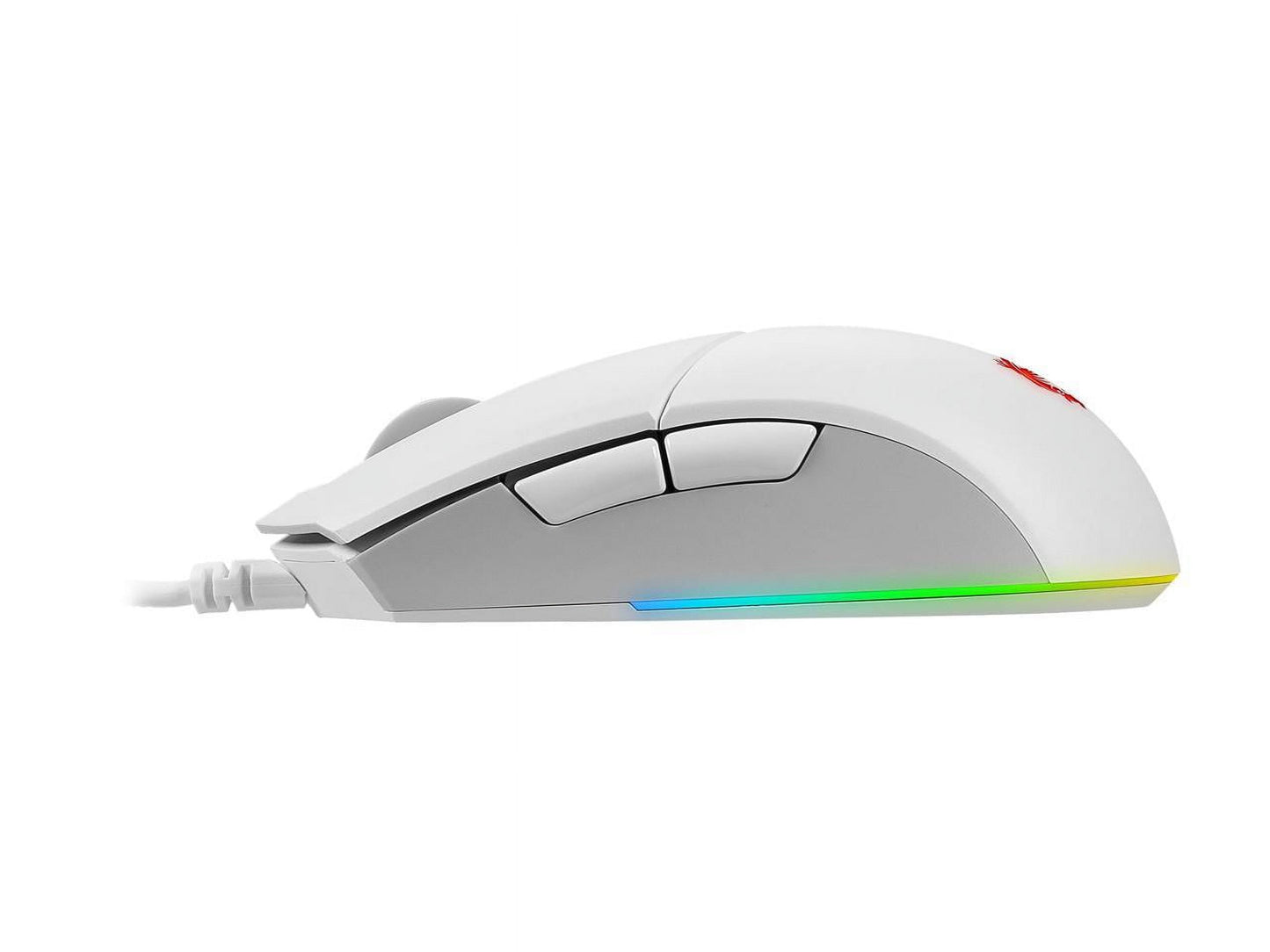 Vigor GK30 Combo White, 6-Zone RGB GK30 Gaming Keyboard & GM11 Gaming Mouse, Water Repellent & Splash-Proof, 5000 DPI