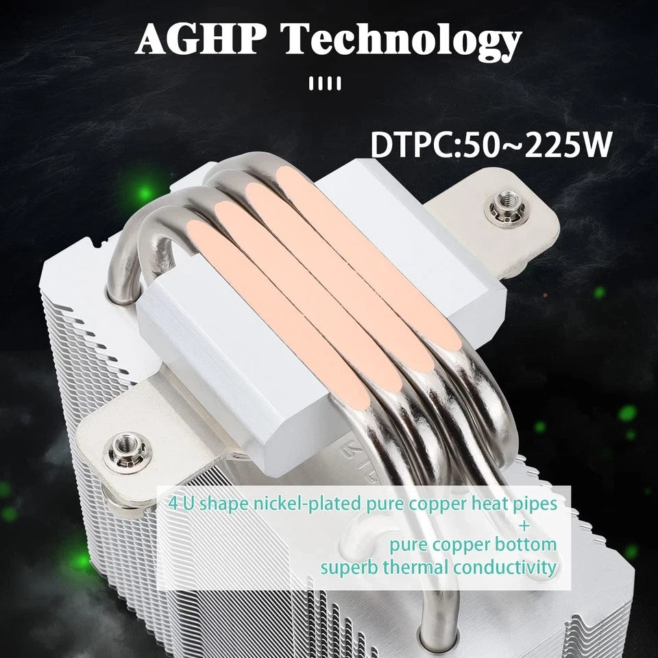 Thermalright Assassin X120 Refined SE CPU Air Cooler, 4 Heat Pipes, TL-C12C PWM