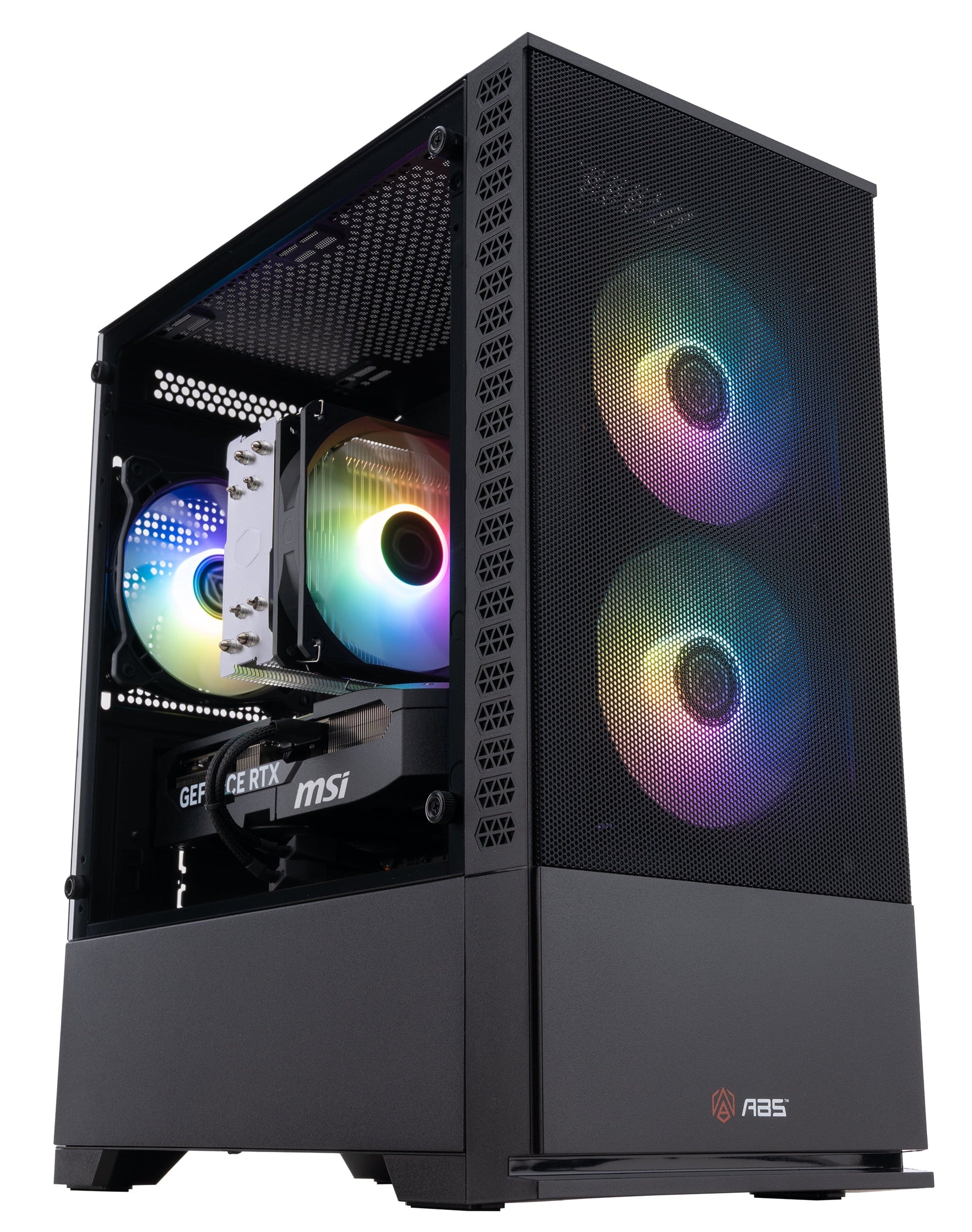 ABS Cyclone Aqua Gaming PC - Windows 11 - Intel Core Ultra 7 265KF - Geforce RTX 5070 - DLSS 4 - Ai-Powered Performance - 32GB DDR5 6000Mhz - 1TB M.2 Nvme SSD - CA265KF5070