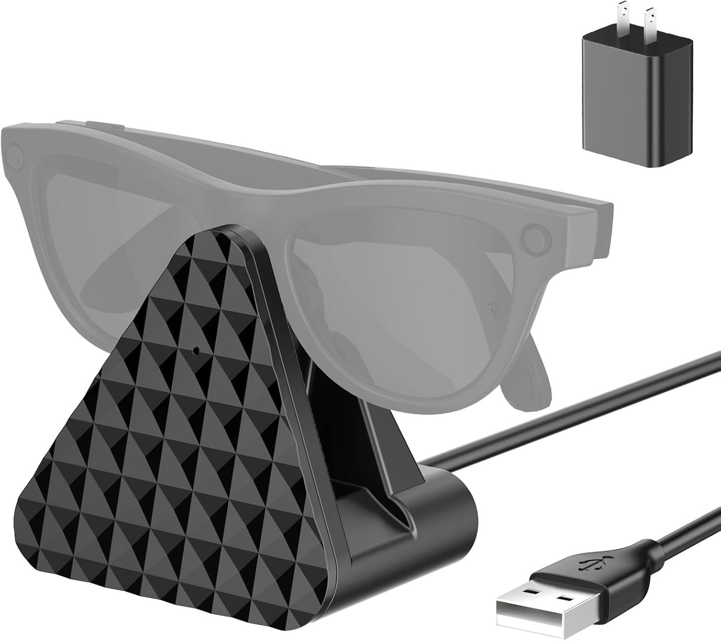 Charging Station for Ray Ban Meta - Replacement Charger for Ray-Ban Meta Glasses
